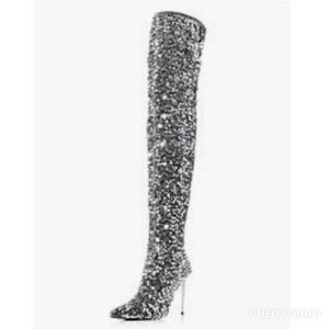 Aqua Vivan Sequin Boots